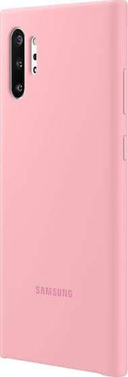 Samsung Silicone Cover Umschlag Rückseite Silikon Rosa (Galaxy Note 10+)