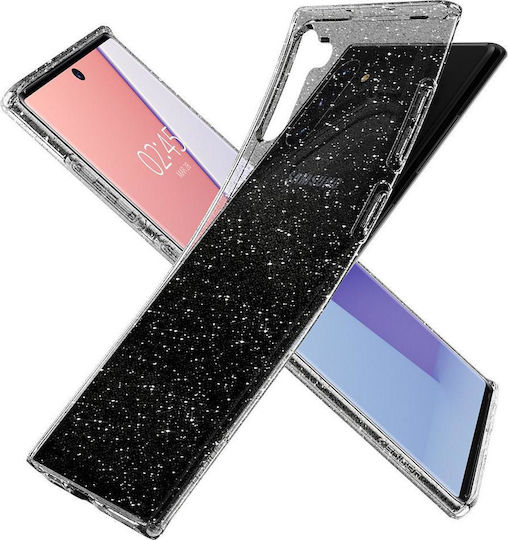 Spigen Liquid Crystal Glitter Back Cover Silicone Transparent (Galaxy Note 10)