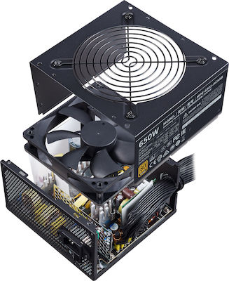 CoolerMaster MWE 650 Bronze rev. 2.0 650W Компютърно захранване Пълен кабел 80 Plus Bronze
