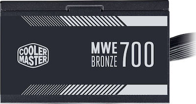 CoolerMaster MWE 700 Bronze Ver.2.0 700W Τροφοδοτικό Υπολογιστή Full Wired 80 Plus Bronze
