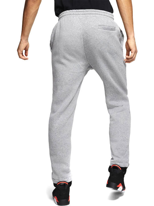 Jordan Air Jordan Jumpman Fleece Oh Men's Fleece Sweatpants with Rubber Gray