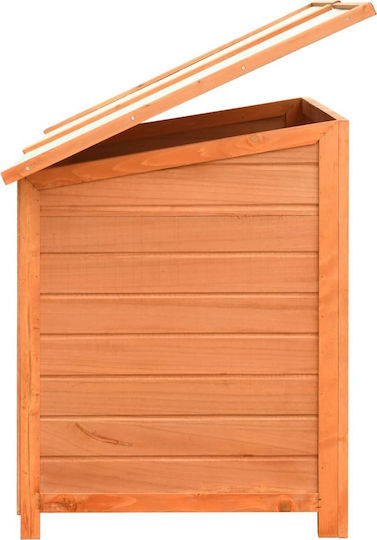 vidaXL Dog House Wooden Outdoor Brown 120x77x86cm