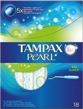 Tampax Tampons Pearl Mit App-Installer Für Normaler Fluss 18 Stück