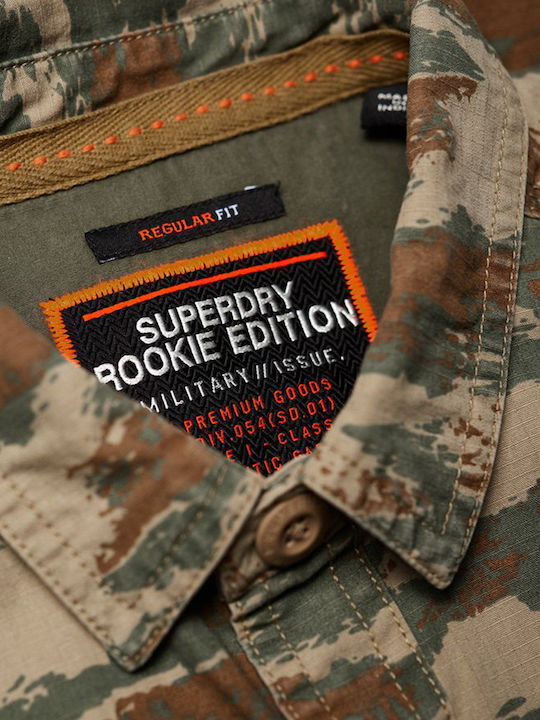 Rookie Parachute Lite Cu mânecă scurtă Cămașă Camo Kaki