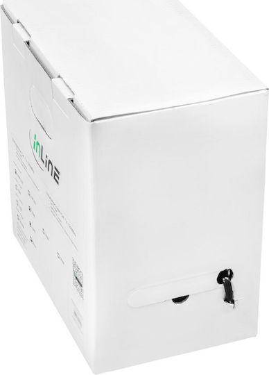 InLine S/FTP Cat.7a (10Gbps) Καλώδιο Δικτύου Ethernet χωρίς ακροδέκτες 50m Μαύρο