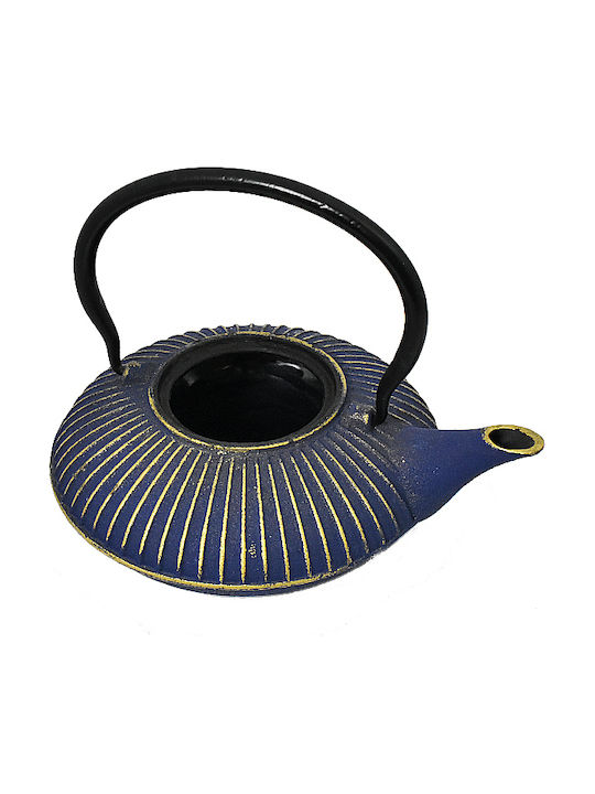 Τσαγιέρα με Φίλτρο Μαντεμένια Gold Blue 750ml