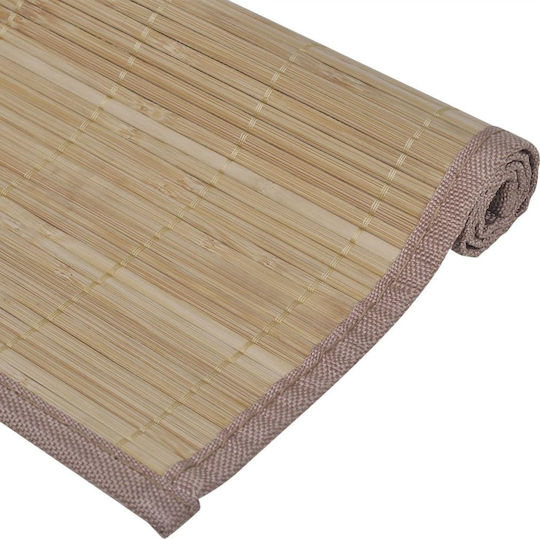 vidaXL Σουπλά Μπαμπού Καφέ 45x30cm 6τμχ