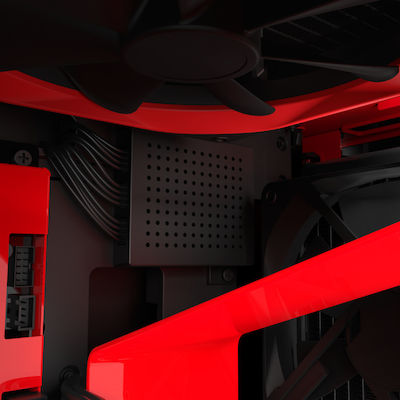 NZXT H700i Gaming Midi-Turm Computergehäuse Rot