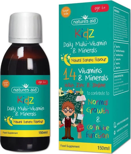 Natures Aid Multi-vitamin Drops Multivitamin Infants & Children for Energy, Immune System Boost & Bone Health 50ml