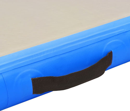 vidaXL AirTrack Στρώμα Ενόργανης Γυμναστικής Μπλε (600x100x10cm)