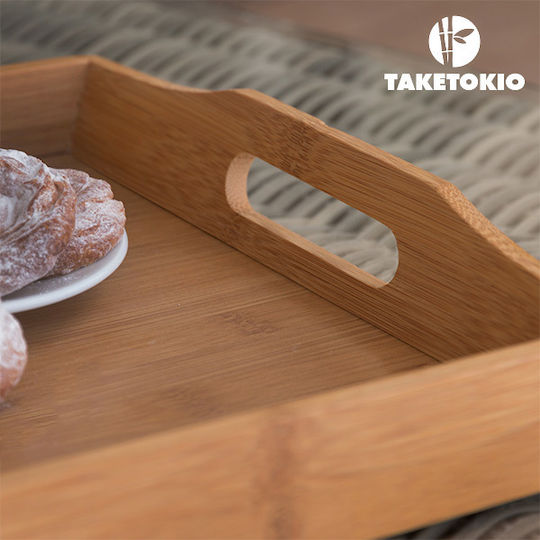 TakeTokio Bamboo Δίσκος Σερβιρίσματος 43x29x5cm