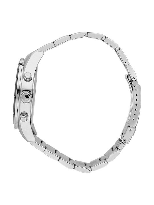 Sector 770 Herrenuhr 44mm Chronograph Batterie mit Silber Metallarmband
