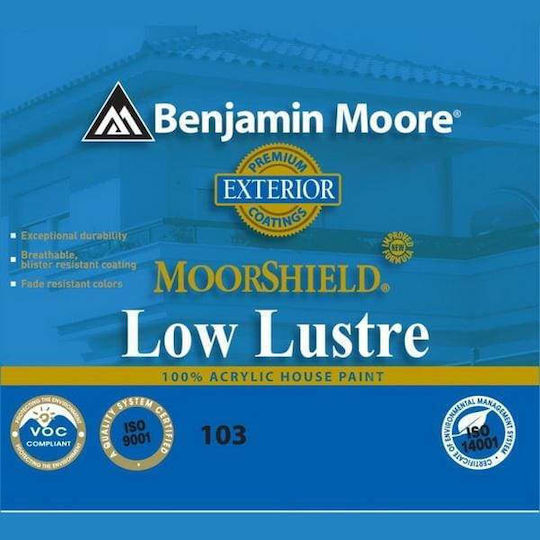 Benjamin Moore 103 Moorshield Plastic Acrilyc Paint for Exterior Use 10lt