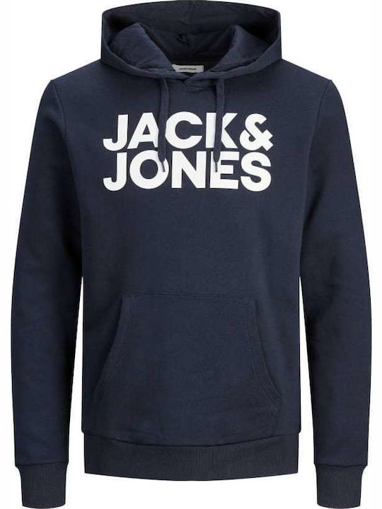 Sweatshirt with Hood Navy Blazer