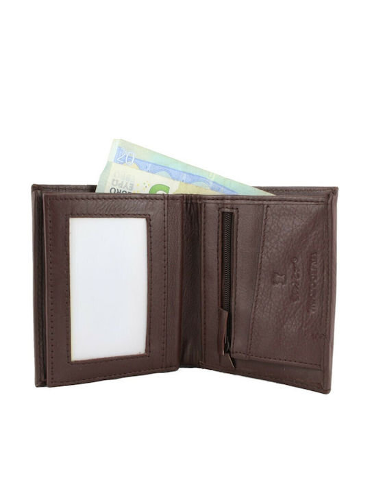 Leder Herrenbrieftasche mit RFID Braun