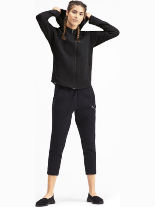 Evostripe Women's Black Zip-Up Jacket