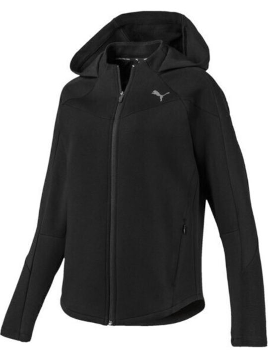 Evostripe Women's Black Zip-Up Jacket
