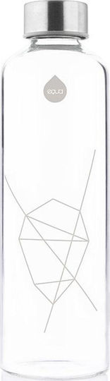 Equa Mismatch Flasche Wasser Glas mit Schraubverschluss Pink Breeze 750ml