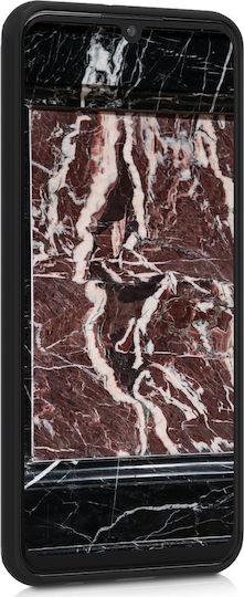 KWmobile Wood Marble Umschlag Rückseite Hölzern Mehrfarbig (Huawei P30 Lite)