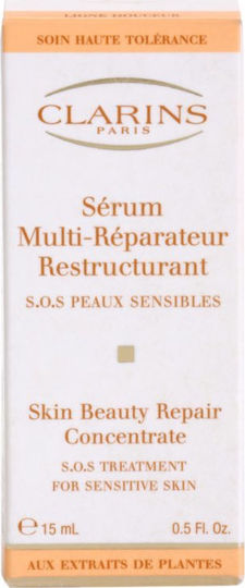 Clarins Skin Beauty Repair Concentrate S.O.S Beruhigend & Feuchtigkeitsspendend Serum Gesicht & Augen 15ml