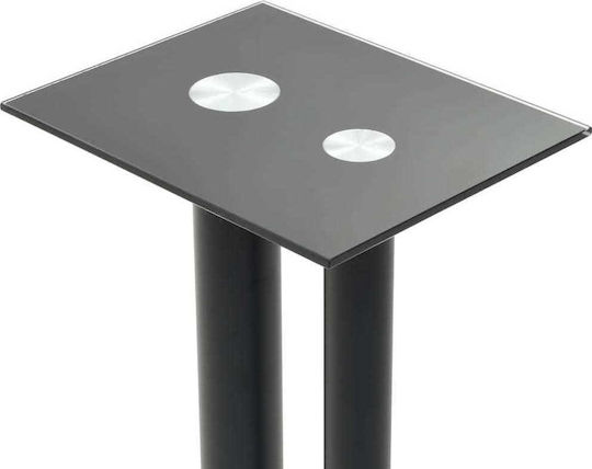 vidaXL Lautsprecherständer Boden (Paar) in Schwarz Farbe