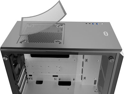 Phanteks Eclipse P300 Tempered Glass Midi Tower Компютърна кутия със странично прозорче Special Edition White