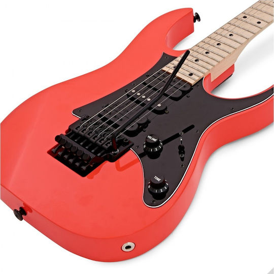 Ibanez RG550 Genesis Collection Electric Guitar Stratocaster with HSH Pickup Configuration Road Flare Red