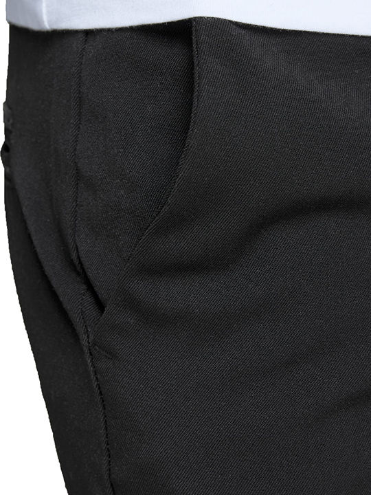 Marco Trousers Chino Elastic in Slim Fit Black