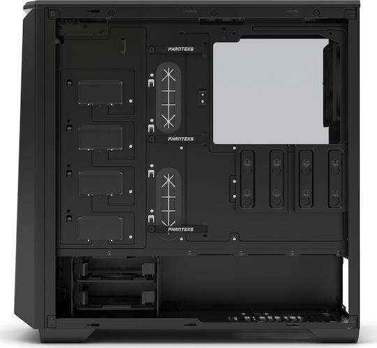Phanteks Eclipse P400 Tempered Glass Gaming Midi Tower Κουτί Υπολογιστή με Πλαϊνό Παράθυρο και RGB Φωτισμό Μαύρο