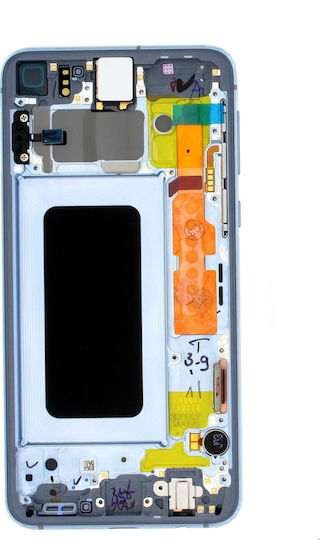 Samsung Screen with Touch Mechanism and Frame for Galaxy S10e (Blue)