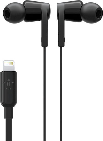 Belkin Rockstar Lightning In-ear Handsfree with Lightning Connector Black