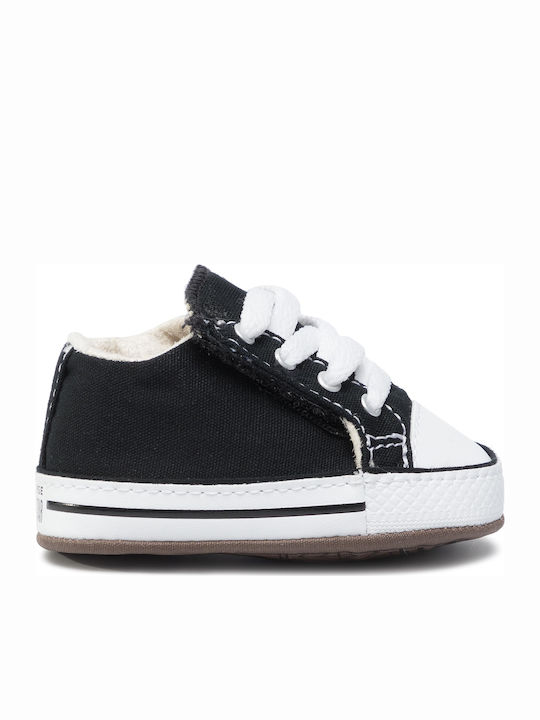 Converse Βρεφικά Sneakers Αγκαλιάς Μαύρα Star Cribster Canvas