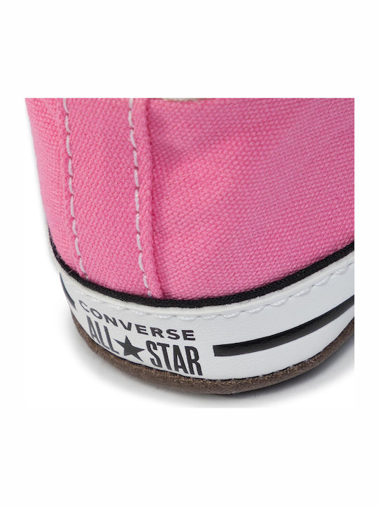 Converse Baby Sneakers Pink Star Cribster Canvas