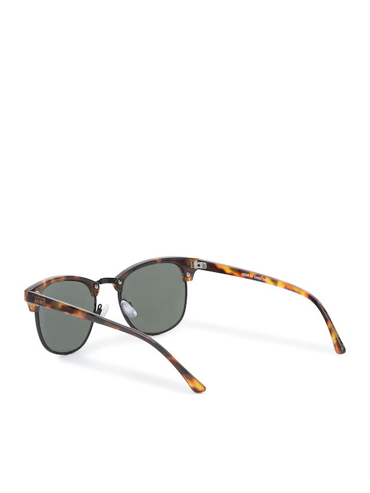 Vans Dunville Women's Sunglasses with Brown Tartaruga Frame and Gray Lens VN0A3HIQPA9
