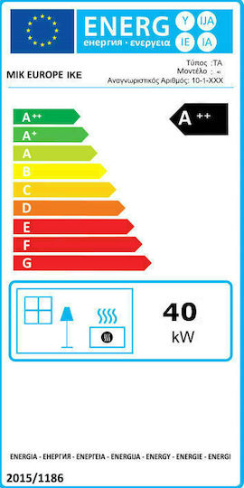 Mytherm Angela TA Pelletofen Lufttherm / Luftkanal 40kW