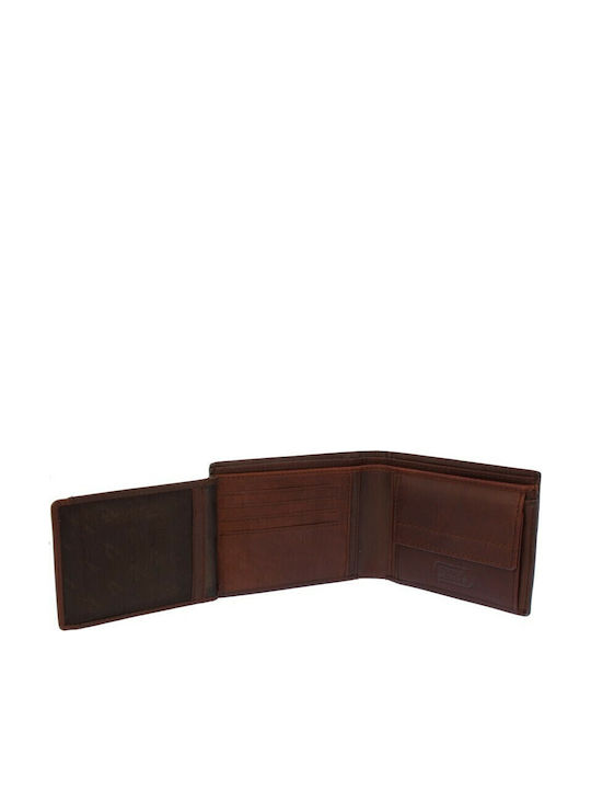 Calgary Leather Men's Wallet Classic with RFID Brown