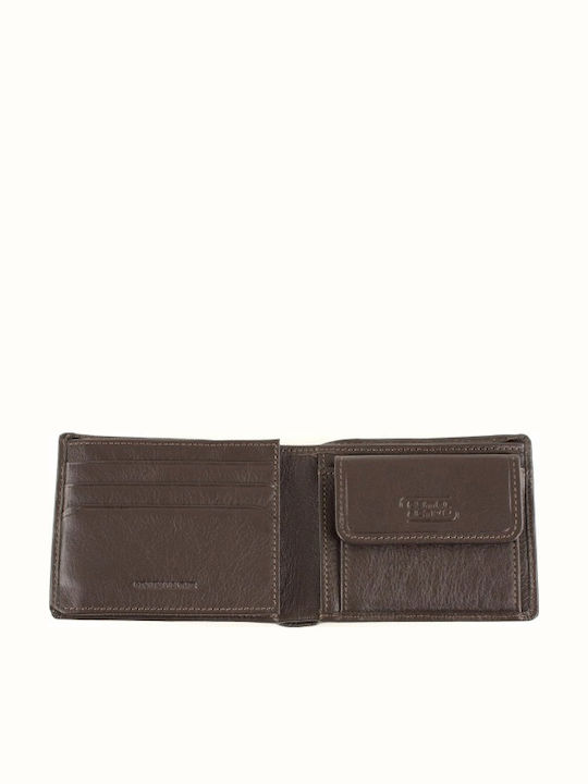 Vegas Leather Men's Wallet Classic Brown