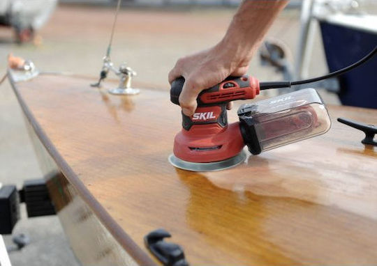 Skil 7471 AA Electric Eccentric Sander 125mm Electric 300W with Speed Control and with Suction System SR1E7471AA