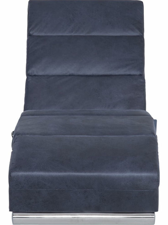 Modern Recliner made of Synthetic Leather Gri L155xW51xH71buc