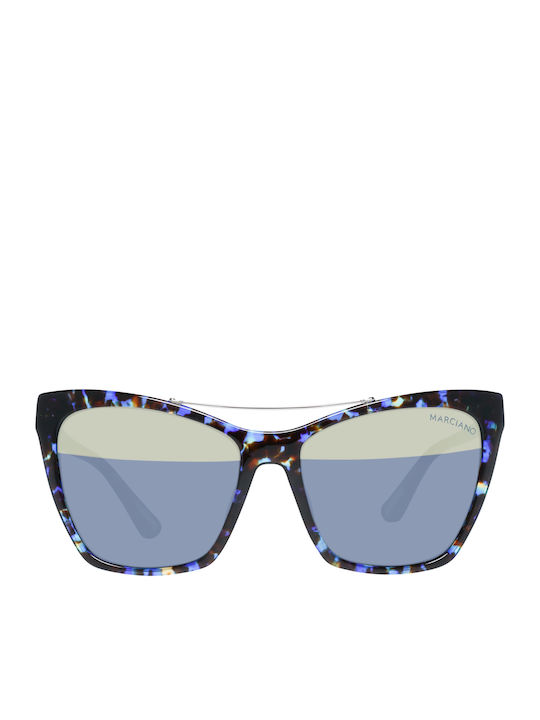 Guess by Marciano Black Sunglasses with Horn-Rimmed Frame Guess by Marciano Black Sunglasses with Horn-Rimmed Frame