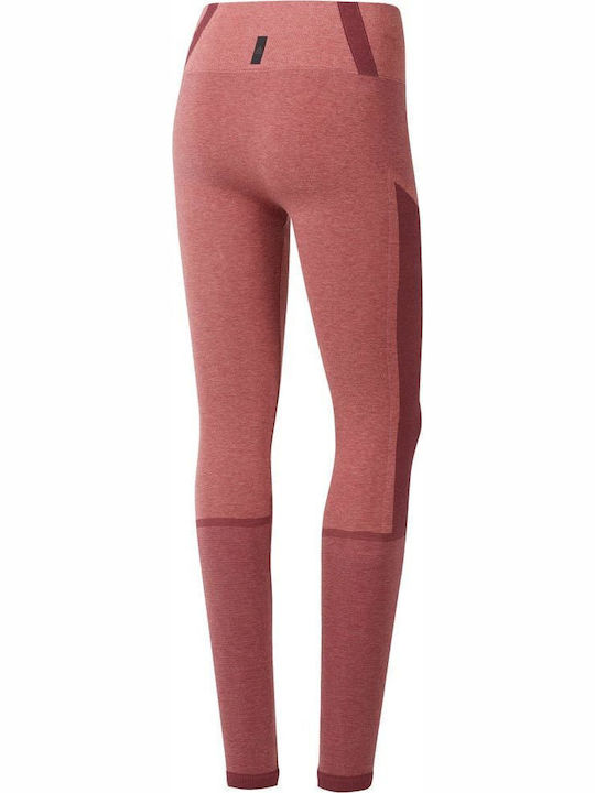 Schulung Frauen Lang Leggings Hochgeschnitten Rosa