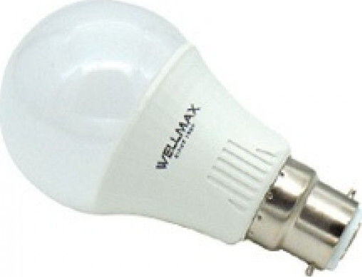 Wellmax Β22 LED Bulb 11W for Socket E27 and Shape A60 Warm White 1050lm