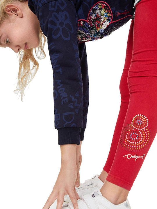Kids Legging Long Red Socrates