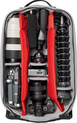 Manfrotto Βαλίτσα Φωτογραφικής Μηχανής με Ροδάκια Pro Light Reloader Spin-55 σε Μαύρο Χρώμα