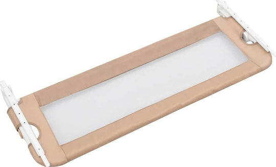 vidaXL Pliabil Bară de protecție pentru pat Montaj simplu în Culoare Maro 120x42cm 1buc