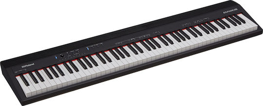 Roland (us) Electric Stage Piano GO:PIANO88 with 88 Dynamically Keys Built-in Speakers and Connection with Headphones and Computer Black