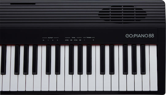 Roland Ηλεκτρικό Stage Πιάνο GO:PIANO88 με 88 Δυναμικά Πλήκτρα Ενσωματωμένα Ηχεία και Σύνδεση με Ακουστικά και Υπολογιστή Black