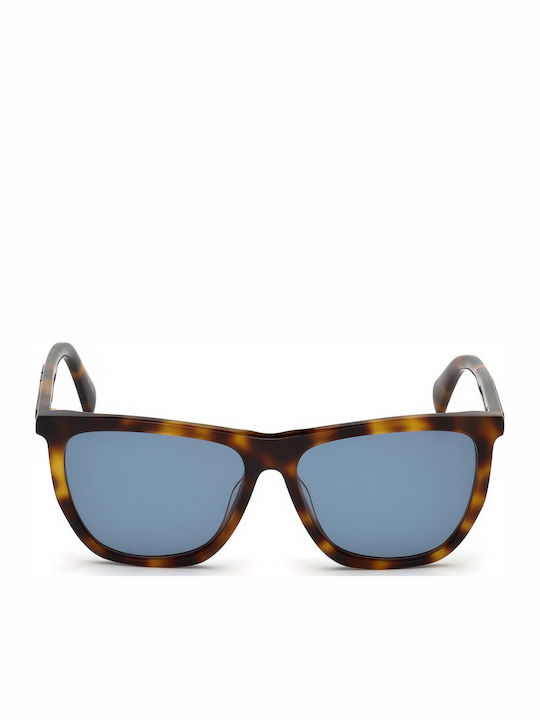 Just Cavalli Women's Sunglasses with Brown Plastic Frame and Blue Lens JC837S 52V
