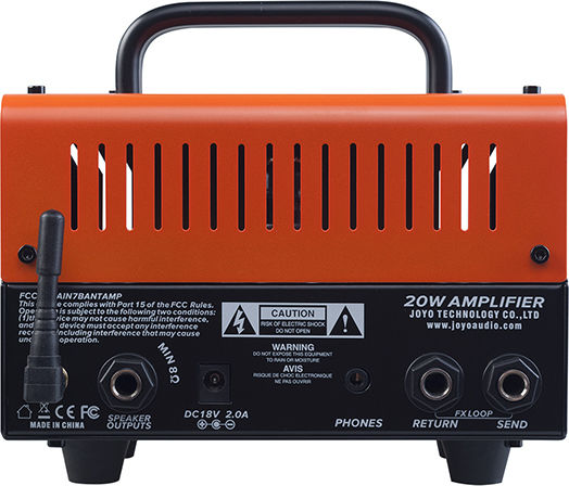 Joyo Firebrand Tube Amplifier Head for Electric Guitar 20W Orange