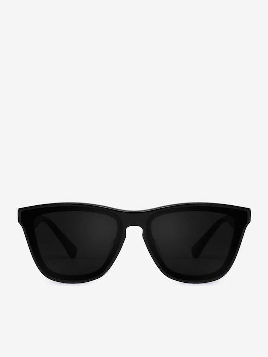 Hawkers Men's Sunglasses with Black Plastic Frame and Black Lens